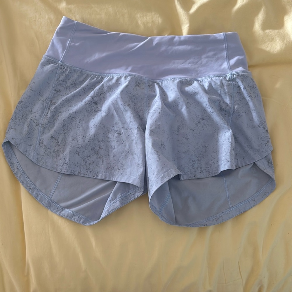 Lululemon high rise Speed Up shorts in a size 2.